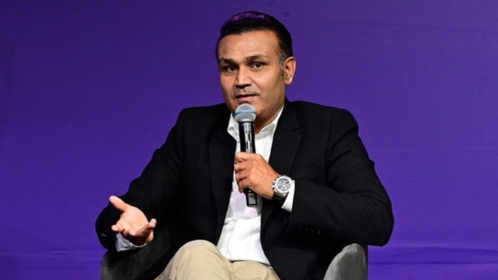 Not Hardik, or Bumrah! Virender Sehwag names this youngster to replace Rohit Sharma as India’s next T20I captain Former India's explosive batter Virender Sehwag in this frame. (X)