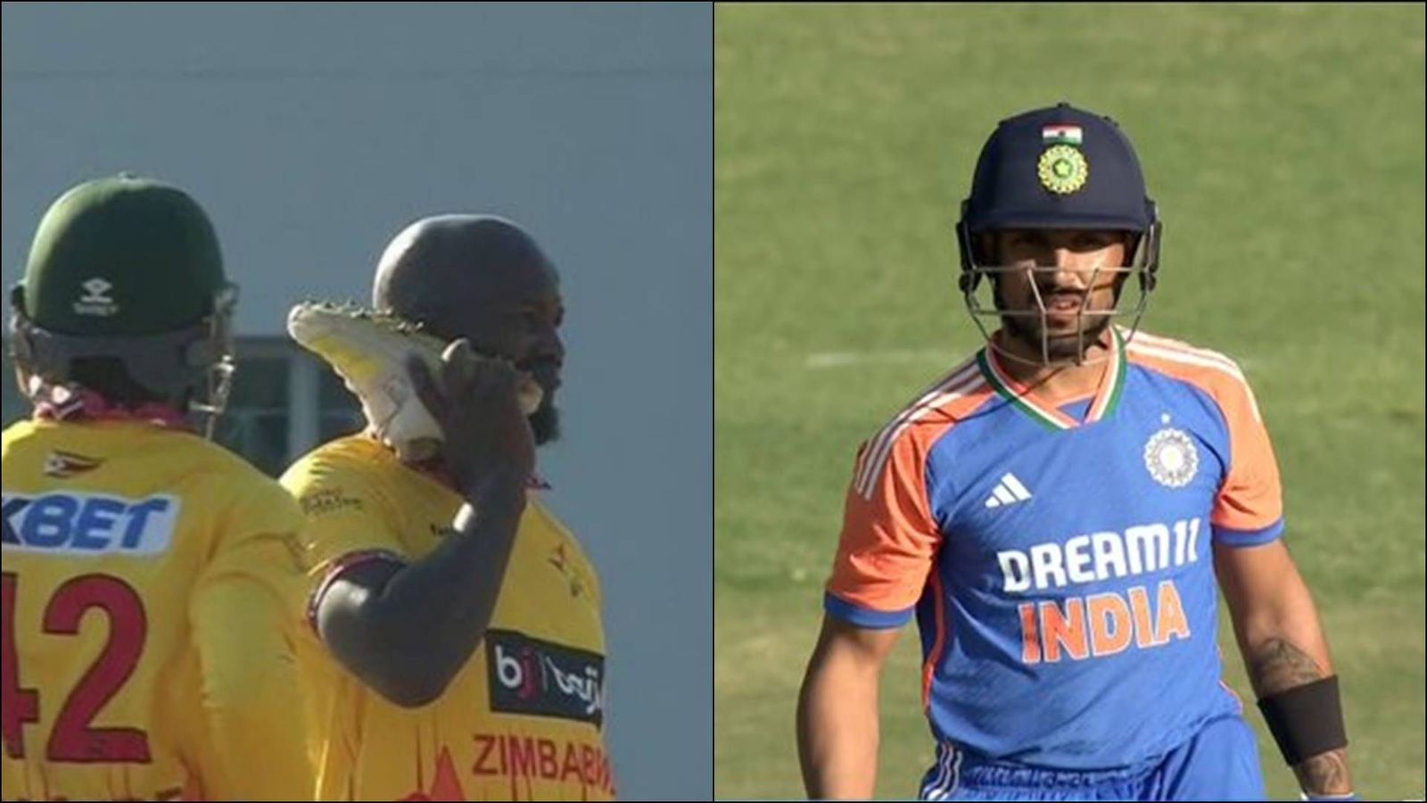 'I told my girlfriend each time I get a wicket...': Zimbabwe pacer reveals reason behind 'shoe call celebration' after dismissing Dhruv Jurel Luke Jongwe celebrates after dismissing Dhruv Jurel (Screengrab: X)