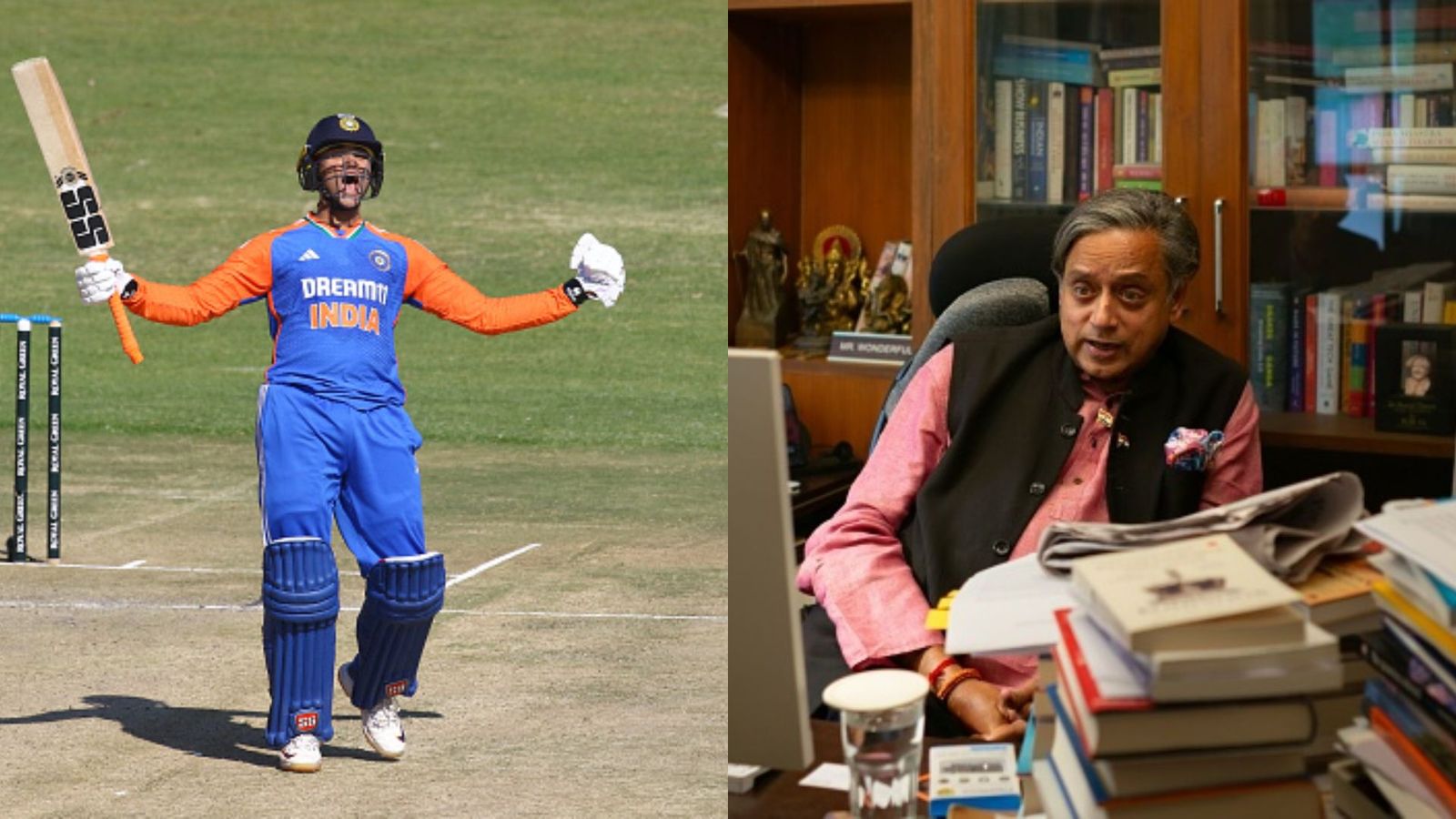 'Glad to be trolled...': Shashi Tharoor opens up after India's win in 2nd T20I against Zimbabwe Sashi Tharoor (getty)