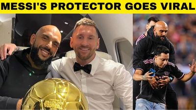 Lionel Messi's bodyguard becomes a viral sensation for his swiftness and dedication SportsTak