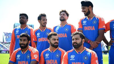 'Youngsters will get good opportunities': Kuldeep Yadav opens up on Rohit Sharma, Virat Kohli and Ravindra Jadeja's retirement Team India during T20 World Cup shoot (getty)