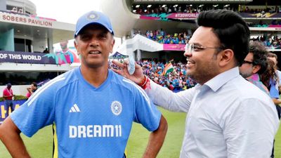 BCCI secretary Jay Shah also pens down heartfelt note for Rahul Dravid minutes before announcing Gautam Gambhir as new India head coach Rahul Dravid and Jay Shah in frame (Twitter)