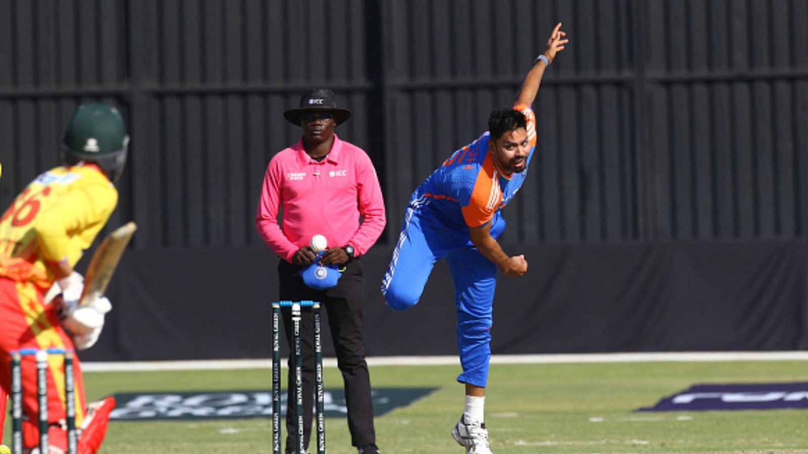 'He is responsible for...': Avesh Khan's big statement on Shubman Gill's captaincy after India's 23-run win over Zimbabwe in 3rd T20I India's Avesh Khan delivers a ball during the third T20I against Zimbabwe at Harare Sports Club on July 10. (Getty)