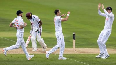 WTC 2023-25 Standings: Here's updated World Test Championship points table after England's win over West Indies; check India's position England's James Anderson (centre) celebrates with his teammates during 2nd Test against West Indies at Lord's. (X)
