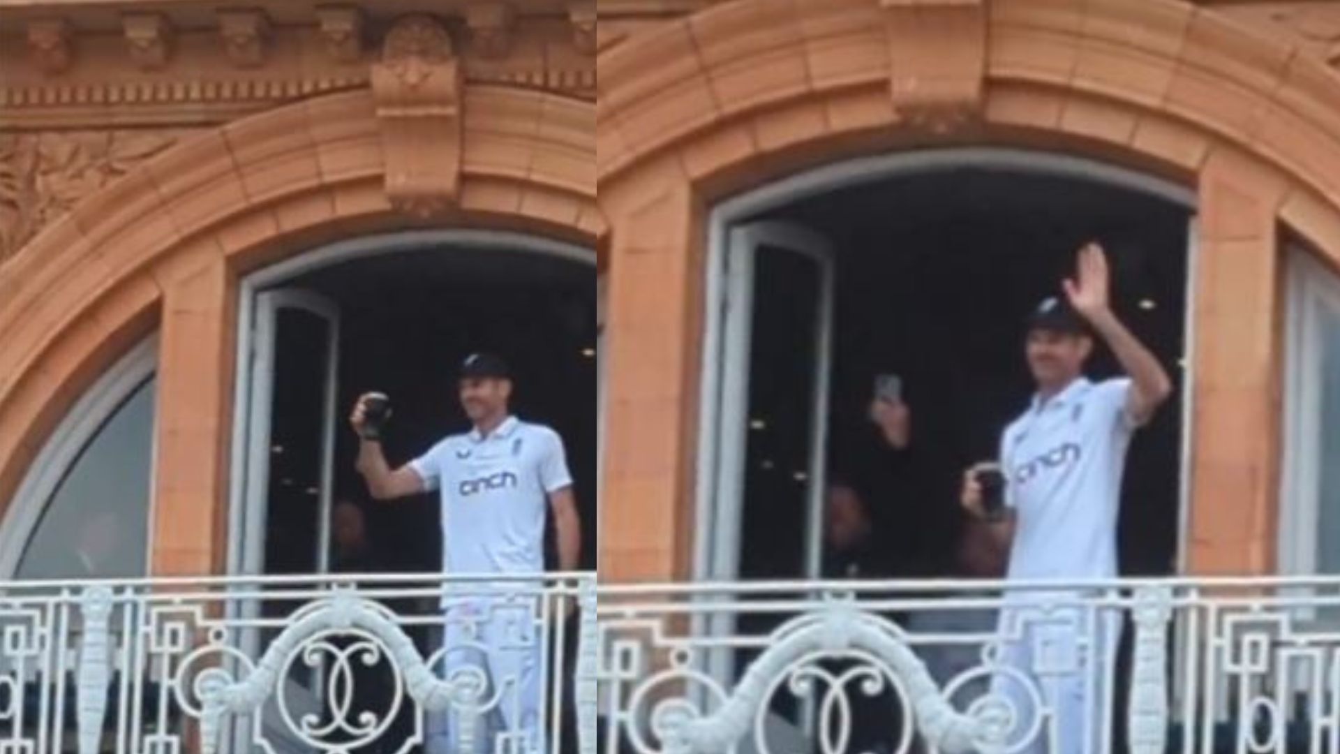 WATCH: James Anderson raises a toast from Lord's balcony after crowd sings special song for England's legendary pacer WATCH: James Anderson raises a toast from Lord's balcony after crowd sings special song for England's legendary pacer