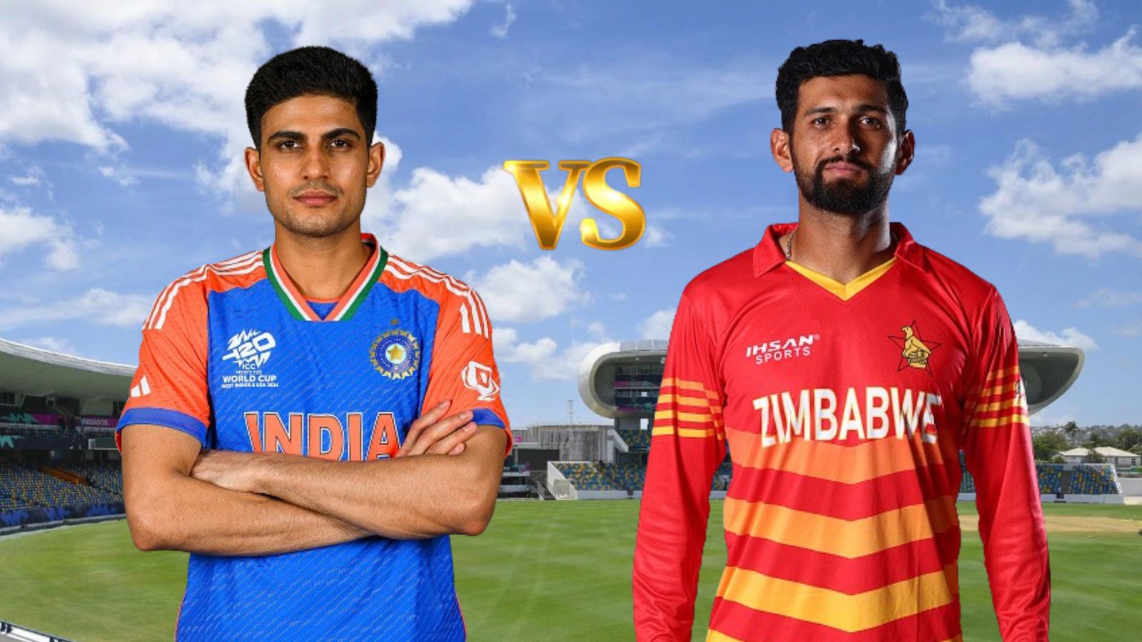 IND vs ZIM, 4th T20I: CSK star makes India debut as Shubman Gill invites Zimbabwe to bat first, Know Playing XIs of both teams India skipper Shubman Gill (left) and Zimbabwe captain Sikandar Raza in this frame.