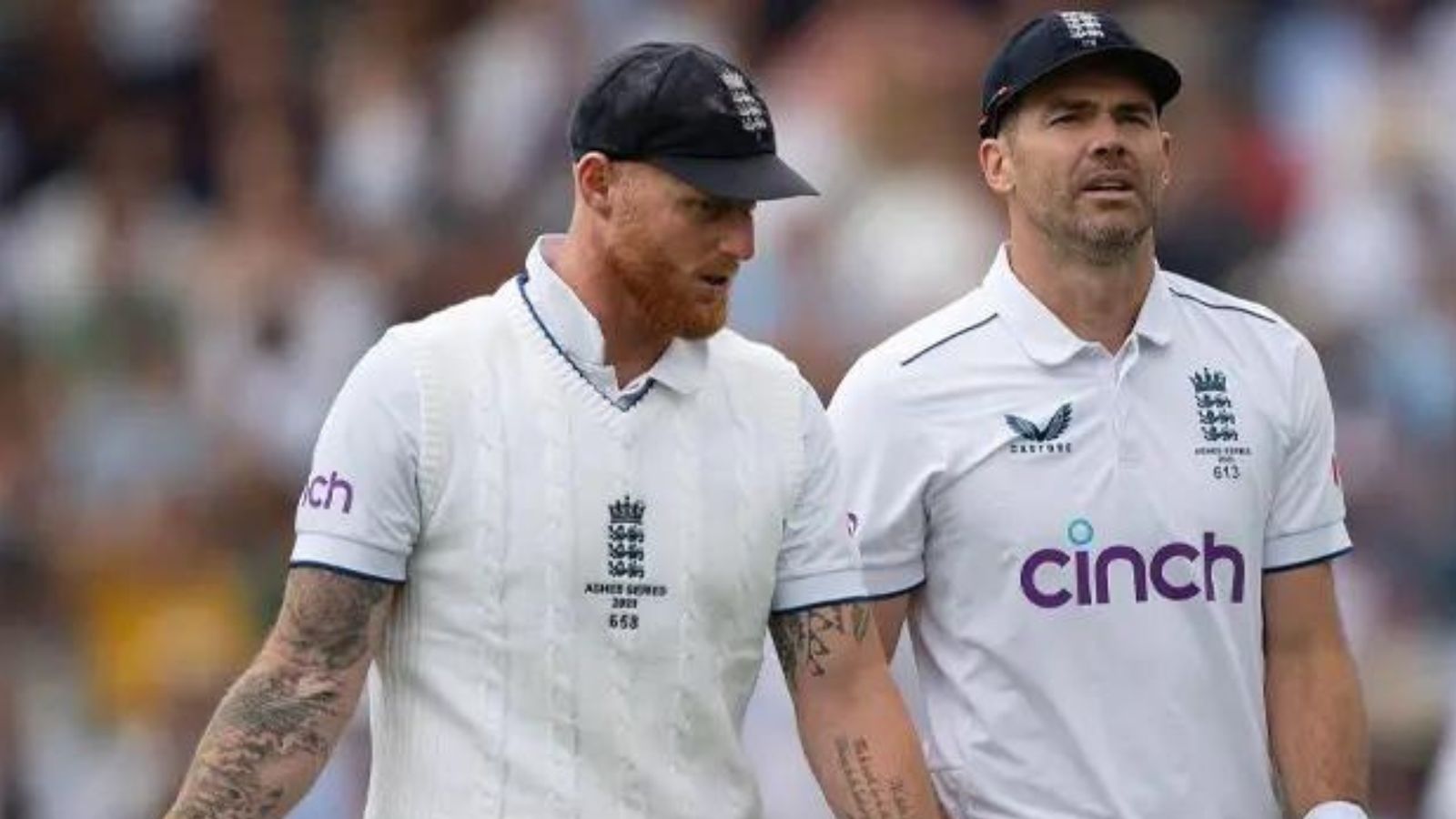 'Won't be able to compliment him enough...': Ben Stokes lavishes high praise on retired cricket icon James Anderson England's James Anderson and Ben Stokes in this frame. (X)
