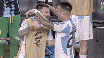 Martinez's extra-time goal in injured Messi's absence leads Argentina to record-breaking 16th Copa America title Lautaro Martinez hugs an injured Lionel Messi after scoring the goal in Copa America final (Screengrab: X)