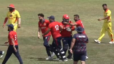 61 runs needed in 2 overs, batters smash 8 sixes, 2 fours to pull off miraculous chase with 1 ball to spare; Watch explosive video Austria chase down 61 runs in last two overs against Romania in ECI T10 Romania