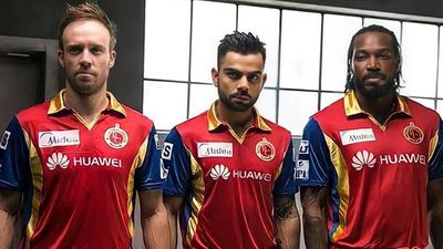'It was all about Kohli, ABD and Gayle': Parthiv Patel exposes RCB as he says there is no team culture in IPL franchise AB de Villiers, Virat Kohli and Chris Gayle when they placed for RCB together (File Photo)