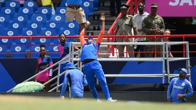 'Touch of luck involved...': Axar Patel opened up on Mitchell Marsh's catch during India vs Australia T20 World Cup 2024 clash Axar Patel (getty)