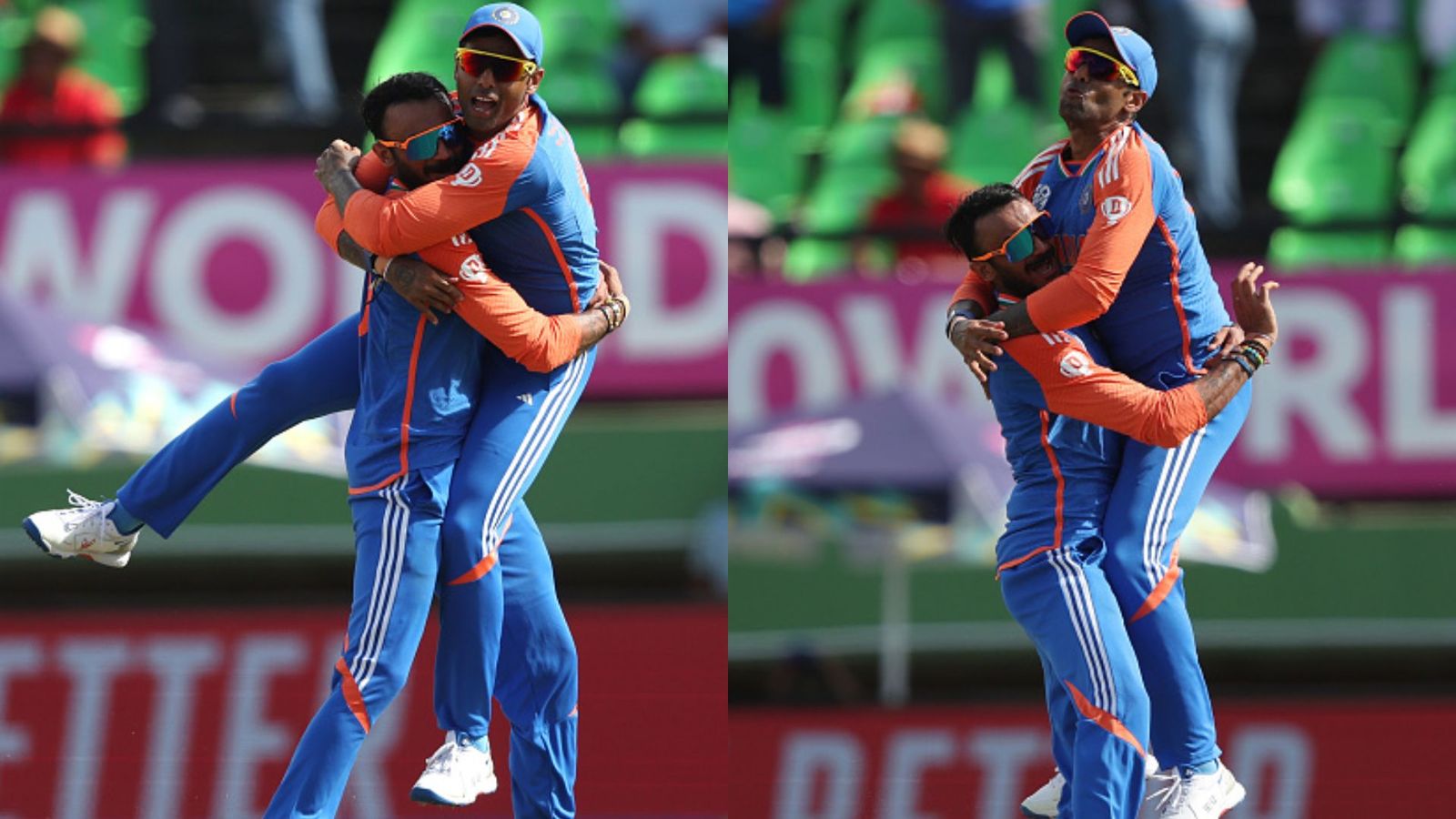 'Thoda doubtful lag raha': Axar Patel reveals Suryakumar Yadav's reaction to match-winning catch of David Miller in Final Axar Patel and Suryakumar Yadav in frame (Getty)