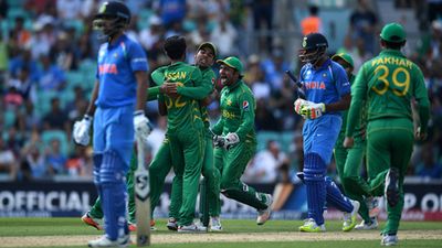 'If India doesn't want to come, we'll play without them': ICC Champions Trophy 2017 winner makes big statement amidst talk of hybrid model Hasan Ali celebrates a wicket in Champions Trophy 2017 final (File Photo: Getty Images)