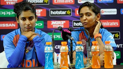 'We used to get scared very quickly': Harmanpreet Kaur says Indian team has started playing 'brave cricket' now Mithali Raj and Harmanpreet Kaur in press conference (Screengrab: X)