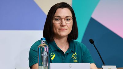 Australian woman gang-raped in Paris ahead of Olympics, Aussie team chief asks athletes not to wear team uniform outside games village Anna Meares, Chef de Mission of Australia, looks on during the Australia Basketball Team press conference ahead of the Paris 2024 Olympic Games (Getty Images)