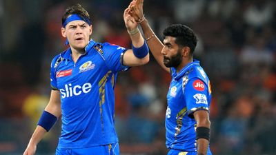 Mumbai Indians star pacer out of upcoming Test series due to an injury Gerald Coetzee and Jasprit Bumrah in frame (Twitter)
