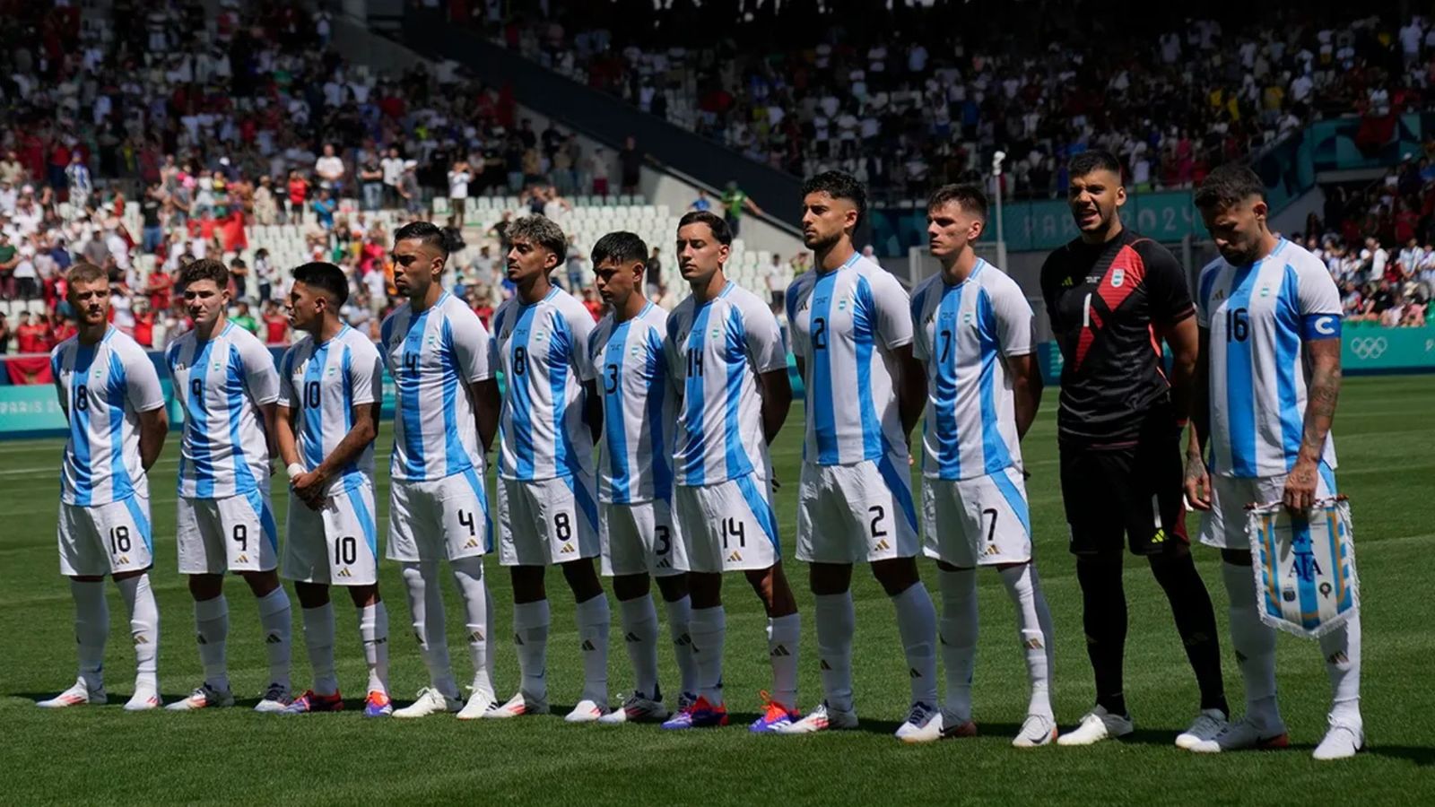 Argentina football team robbed in Paris before crucial Olympics 2024 opening game against Morocco Argentina football team in frame (Twitter)