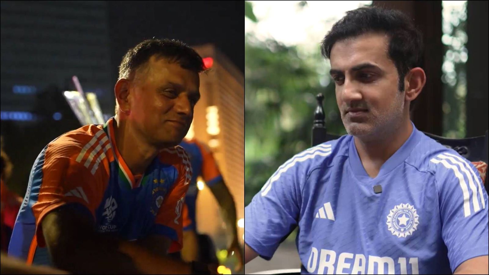 ‘Expectations will be high and the scrutiny will be intense’: Rahul Dravid records special message for Gautam Gambhir ahead of Sri Lanka series Rahul Dravid during T20 World Cup celebrations; Gautam Gambhir listening to Dravid's message (Screengrab: BCCI, X)