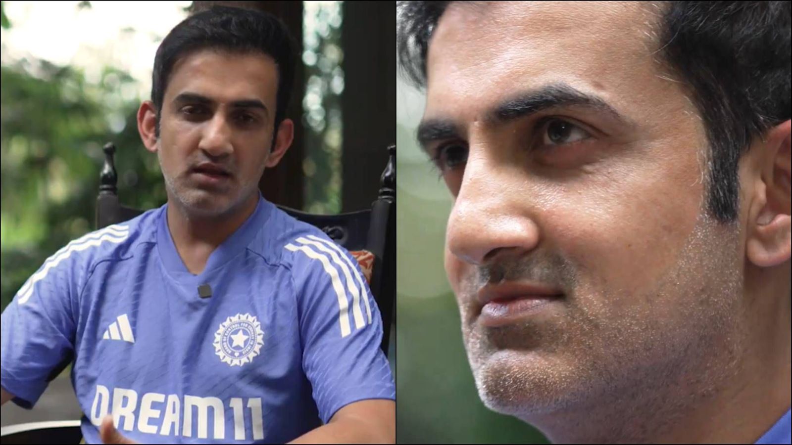 Gautam Gambhir gets emotional after listening to Rahul Dravid's special message ahead of Sri Lanka series, says 'I don't know how to react because...' Gautam Gambhir reacts to Rahul Dravid's recorded message for him (Screengrab: X)