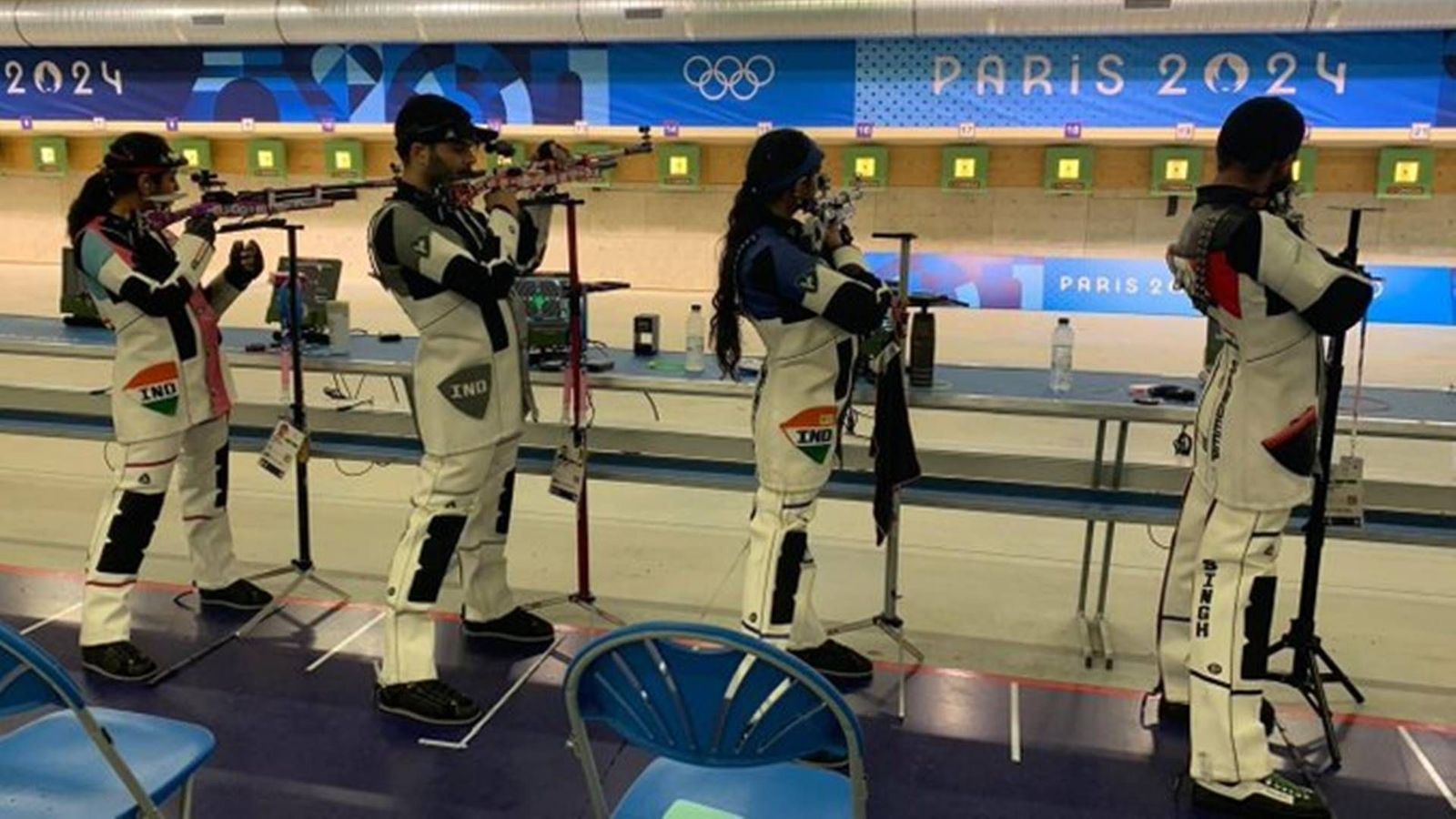 Paris Olympics 2024: Indian pairs crash out of 10m air rifle mixed team qualification after finishing 6th and 12th Paris Olympics 2024: Indian pairs crash out of 10m air rifle mixed team qualification after finishing 6th and 12th