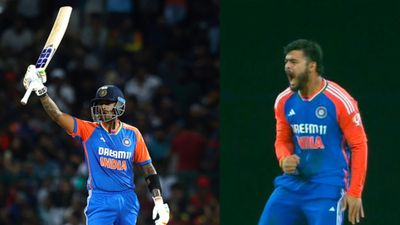 IND vs SL: Suryakumar Yadav's captain's knock, Riyan Parag's 3-fer steer India to convincing 43-run win over Sri Lanka in first T20I India's Suryakumar Yadav (left) and Riyan Parag in this frame. (Getty)