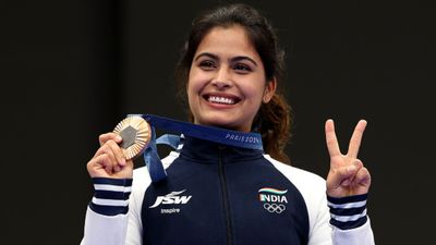 Manu Bhaker reveals how Bhagwat Gita inspired her to turn Tokyo agony into historic bronze in Paris Olympics, says ' it took me a very long time...' Manu Bhaker (getty)