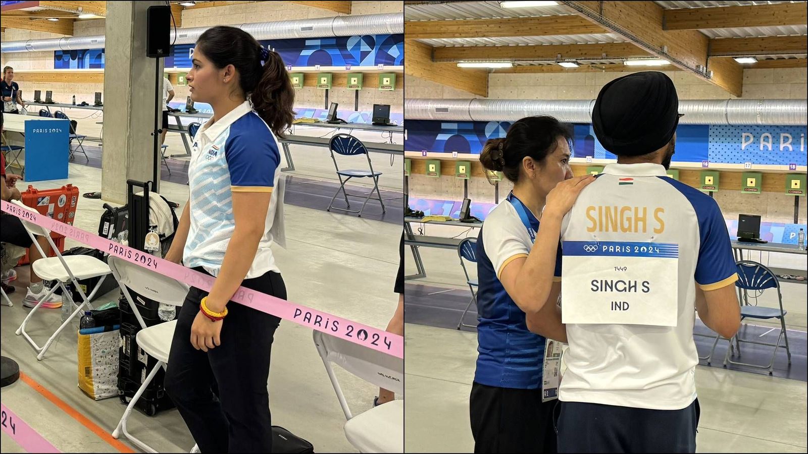 Paris Olympics: Manu Bhaker, Sarabjot Singh qualify for 10m Air Pistol mixed team event bronze medal match, have a chance to create history Paris Olympics: Manu Bhaker, Sarabjot Singh qualify for 10m Air Pistol mixed team event bronze medal match, have a chance to create history