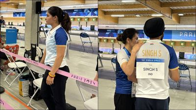Paris Olympics: Manu Bhaker, Sarabjot Singh qualify for 10m Air Pistol mixed team event bronze medal match, have a chance to create history Manu Bhaker and Sarabjot Singh during Paris Olympics 2024