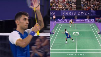 Paris Olympics 2024: Lakshya Sen overcomes shock of first game being deleted; beats Julien Carraggi in straight sets Lashay Sen in frame (Twitter)