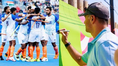 Paris Olympic 2024: Rahul Dravid pens down special three-word message for Indian hockey team Indian hockey team and Rahul Dravid in frame (Twitter)