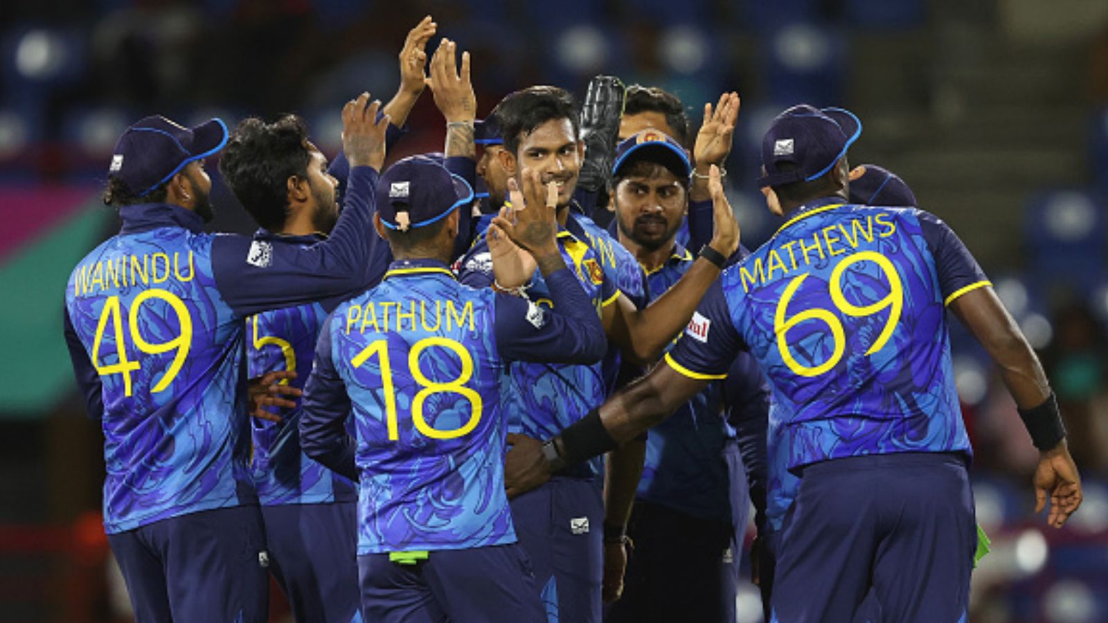 Big News: Sri Lanka announce squad for ODI series against India, Kusal Mendis sacked as captain as new skipper appointed Sri Lankan players celebrate with each other in this frame. (Getty)