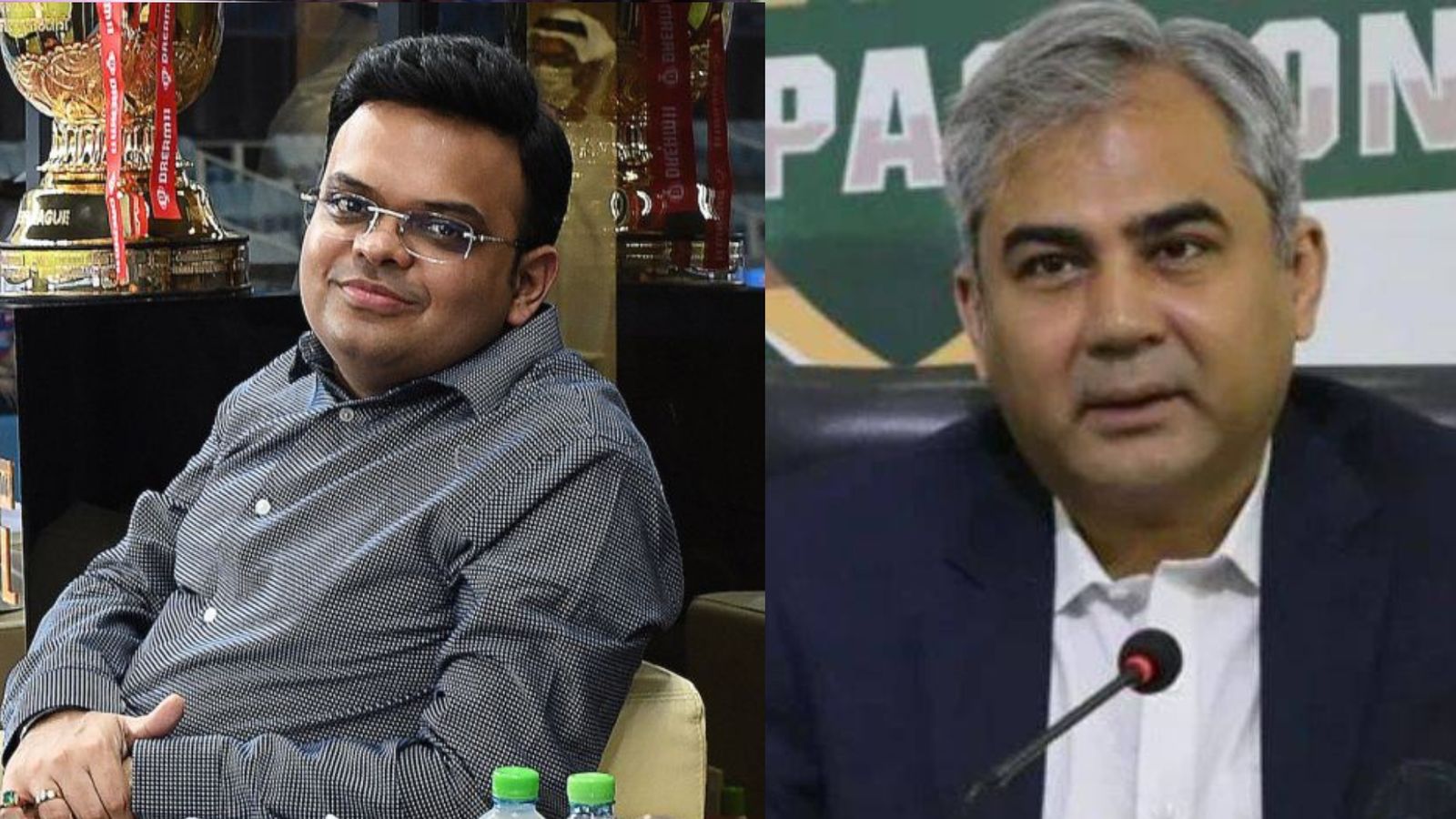 PCB chairman Mohsin Naqvi to take over this top post from BCCI secretary Jay Shah; know all details here PCB chief Mohsin Naqvi (right) and BCCI secretary Jay Shah in this frame. (X)