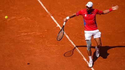 Paris Olympics: Novak Djokovic storms into quarters with straight-set win over Dominik Koepfe, becomes 1st player in history to do this Tennis ace Novak Djokovic in this frame. (Getty)