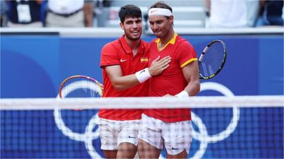 Paris Olympics 2024: Rafael Nadal-Carlos Alcaraz's star pair suffer exit from quarter-finals in straight sets; Novak Djokovic creates historic record Rafael Nadal-Carlos Alcaraz in frame (Getty)