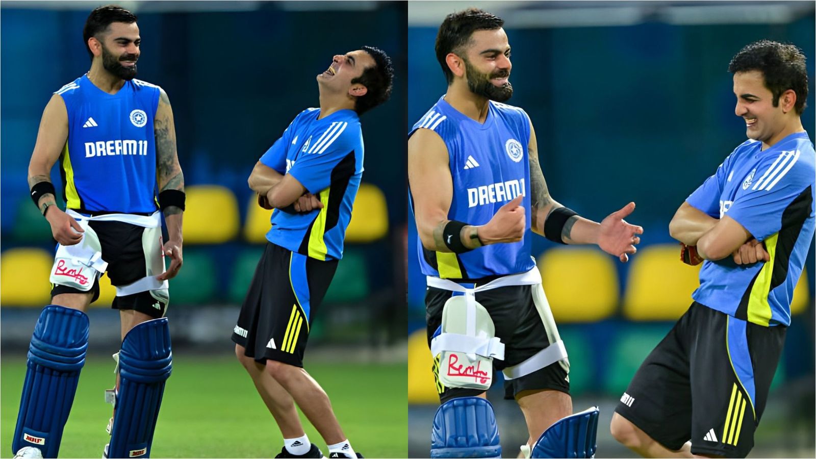 Virat Kohli, Gautam Gambhir's loving reunion wins internet, both share good laughter - See pics Virat Kohli and Gautam Gambhir in frame (Twitter)