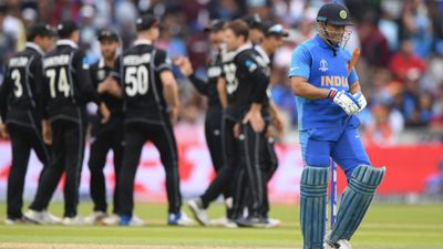 MS Dhoni breaks long silence on 2019 ODI World Cup semifinal heartbreak, says 'It was a difficult one because...' File Photo: Former India captain MS Dhoni walks off after being dismissed during the Semi-Final match of the ODI World Cup 2019 against New Zealand on July 10. (Getty)