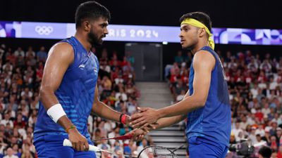 Paris Olympics: Heartbreak for Chirag-Satwik as Indian duo suffers shock exit after going down to Malaysian pair in quarterfinal Paris Olympics: Heartbreak for Chirag-Satwik as Indian duo suffers shock exit after going down to Malaysian pair in quarterfinal. (Getty)