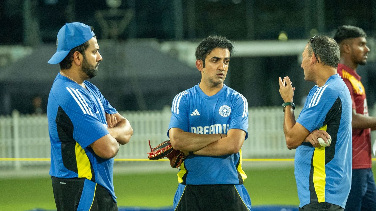'Partnership that is going to hold Indian Cricket as paramount': Indian captain makes massive remark on the beginning of Rohit Sharma-Gautam Gambhir Era Rohit Sharma, Gautam Gambhir, and Ajit Agarkar in frame (Getty)