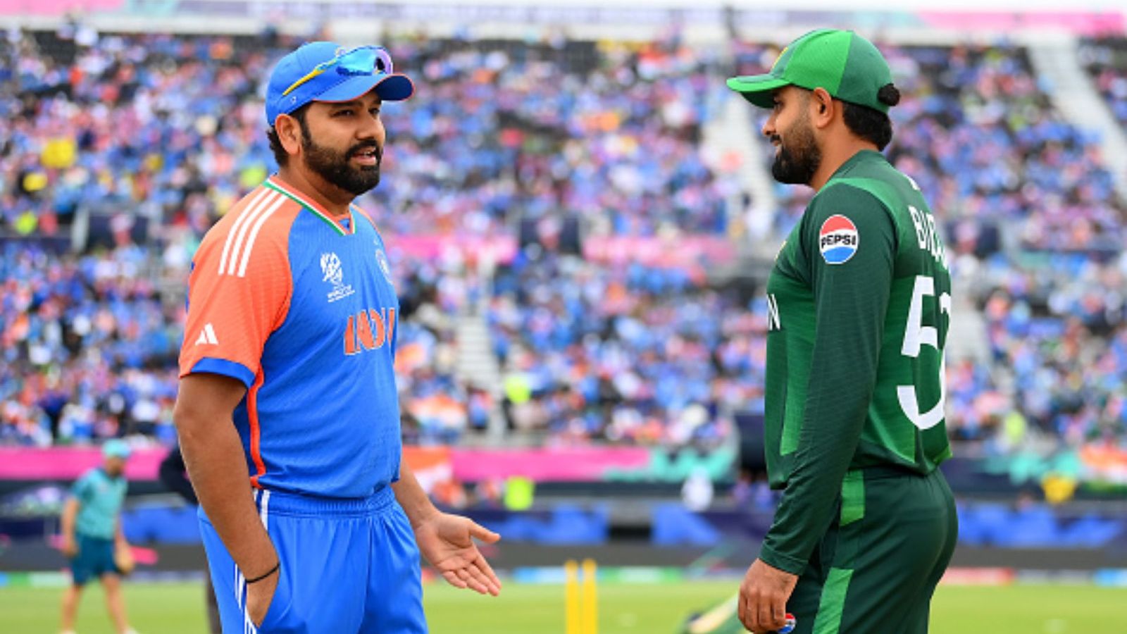 FACT CHECK: India vs Pakistan match may held thrice in Champions Trophy 2025 Rohit Sharma and Babar Azam in frame (Getty)