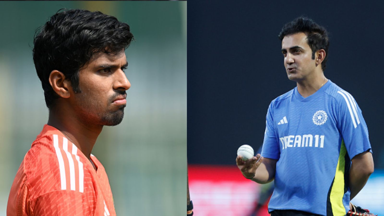 Gautam Gambhir's decision questioned by ex-Pakistan player to send Washington Sundar to bat at no.4 during 1st ODI against Sri Lanka India's head coach Gautam Gambhir (right) and star all-rounder Washington Sundar in this frame. (Getty)