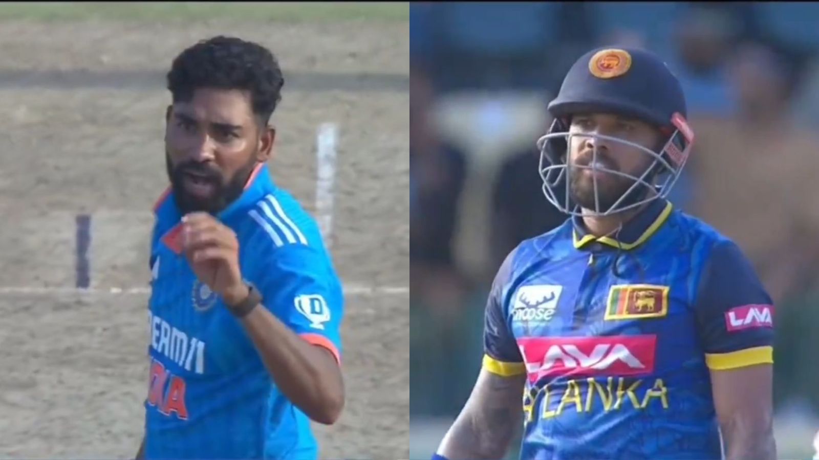 IND vs SL: Mohammed Siraj gets into heated altercation with Kusal Mendis in 3rd ODI - WATCH IND vs SL: Mohammed Siraj gets into heated altercation with Kusal Mendis in 3rd ODI - WATCH