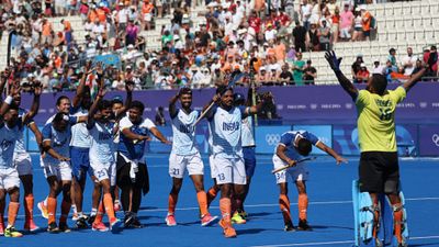 Indian hockey team hits jackpot after historic bronze in Paris Olympics as Punjab, Odisha governments, HI announce massive prize money Team India celebrate towards teammate Sreejesh Parattu Raveendran following victory in during the Men's Bronze Medal match between India and Spain on day thirteen of the Olympic Games Paris 2024 at Stade Yves Du Manoir on August 08, 2024 in Paris,
