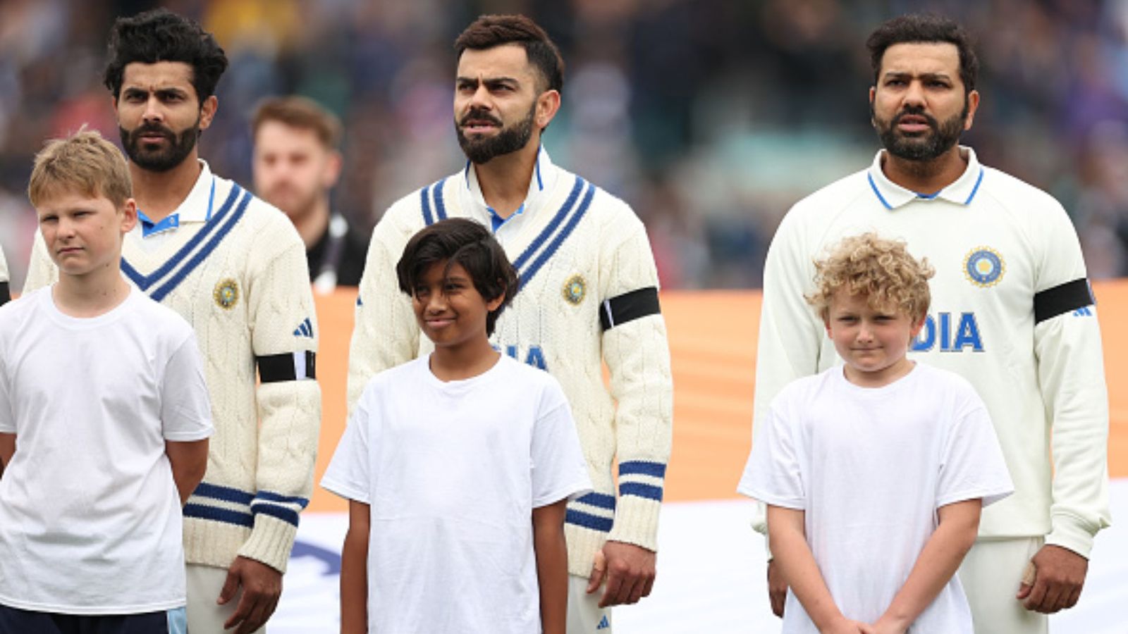 Rohit Sharma-led Team India to face Prime Minister’s XI in Pink Ball Test ahead of Border Gavaskar Trophy on this date and venue - Check complete schedule Ravindra Jadeja, Virat Kohli and Rohit Sharma in frame (Getty)