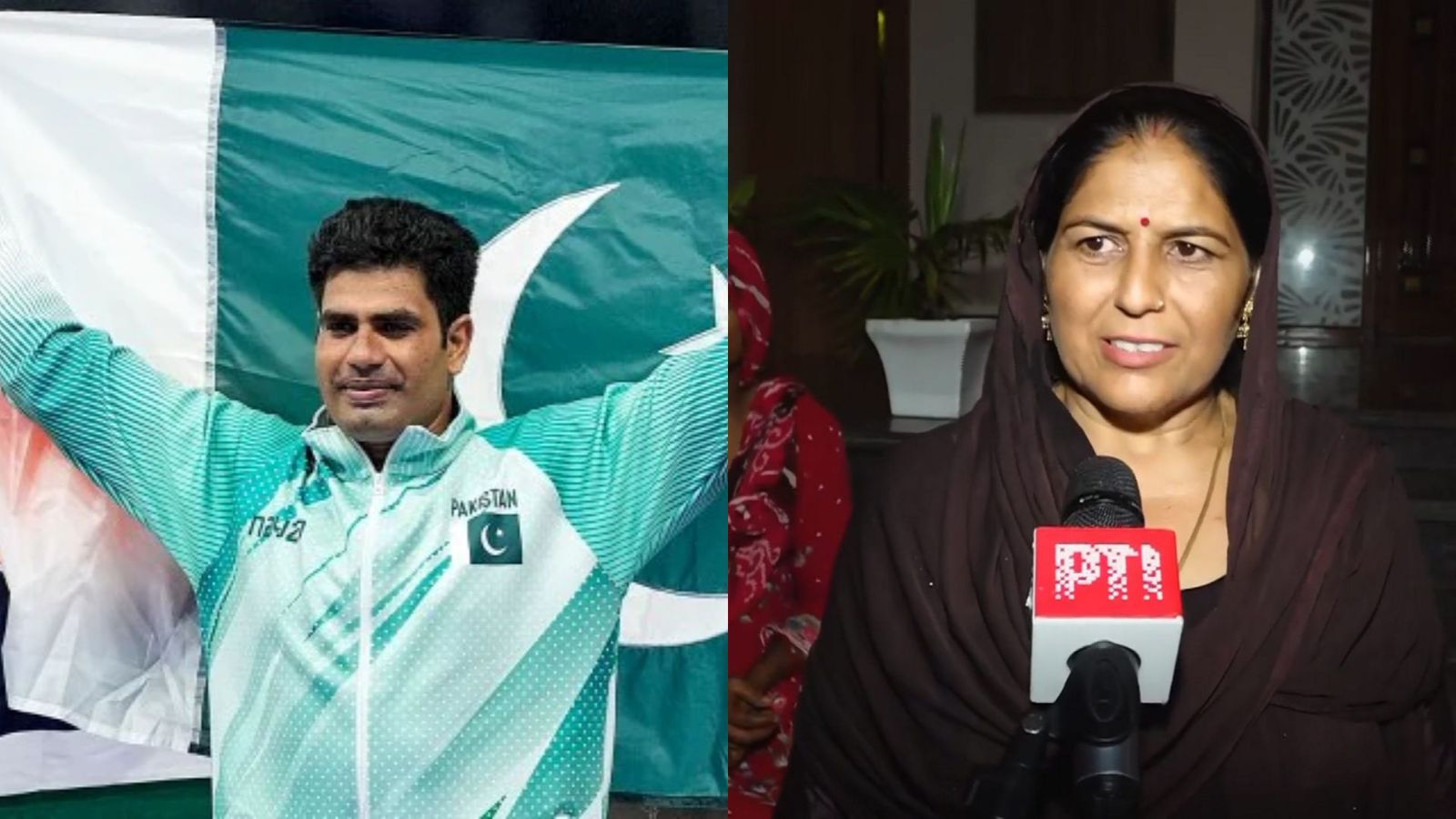 'Yeh baat sirf ek maa hi keh sakti hai...': Shoaib Akhtar responds to Neeraj Chopra's mother's reaction to Arshad Nadeem Arshad Nadeem with Neeraj Chopra's mother
