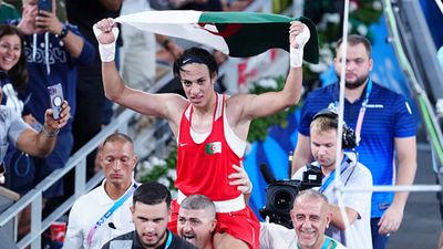 'I was born a woman and I have lived as a woman': Algeria's Imane Khelif hits out at 'enemies of her success' after Olympic gold Algeria's Imane Khelif celebrates victory over China's Liu Yang (not pictured) after the Women's 66kg Final at Roland-Garros Stadium (Getty Images)