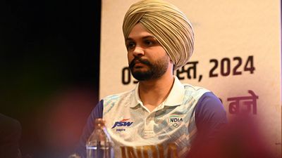 'My family has been asking me to get a decent job, but...': Paris Olympics bronze medallist Sarabjot Singh explains why he rejected government job Sarabjot Singh in a press conference (Getty Images)