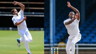 WI vs SA: Kagiso Rabada shatters Jacques Kallis' towering record during first Test against South Africa South Africa legend Jacques Kallis (left) and star pacer Kagiso Rabada in this frame. (Getty)