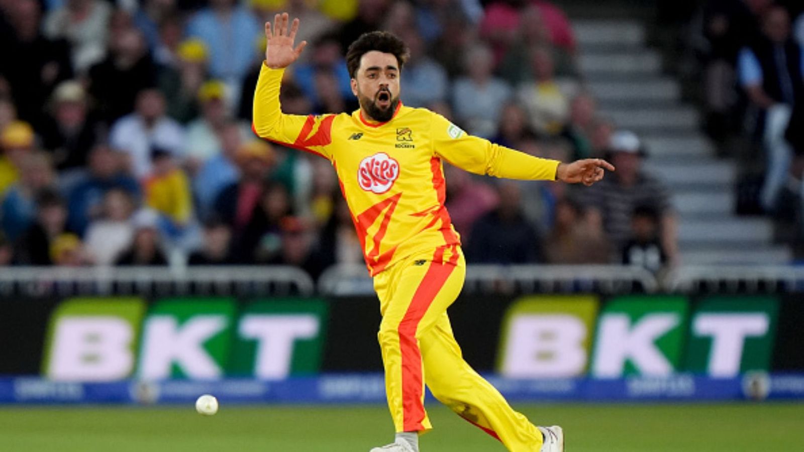 Rashid Khan ruled out of The Hundred due to injury; set to be replaced by former KKR spinner - Report Rashid Khan in frame (Getty)