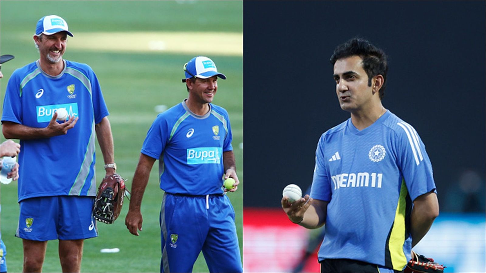 'Jason Gillespie is a bit like Gambhir': Ricky Ponting makes surprising comparison ahead of his first assignment as Pakistan Test team's head coach Jason Gillespie and Ricky Ponting during a training session; India men's team head coach (File Photo: Getty Images)