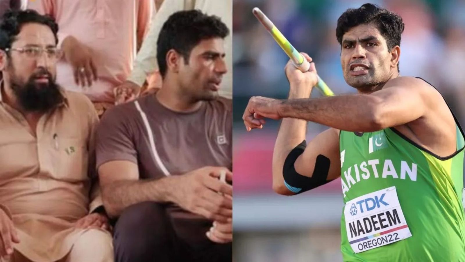 WATCH: Pakistan Olympics gold medallist Arshad Nadeem spotted chatting with UN-designated lashkar terrorist Arshad Nadeem